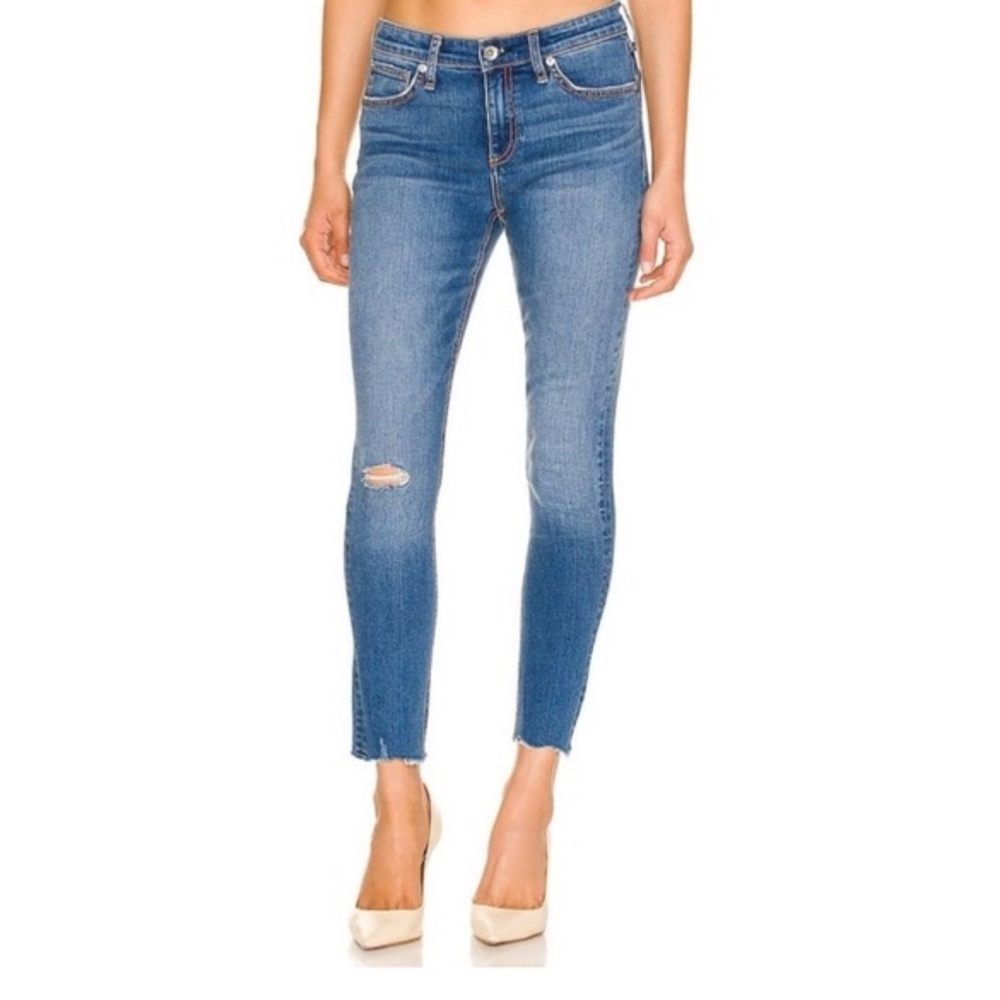 Rag and Bone Cait mid rise ankle skinny